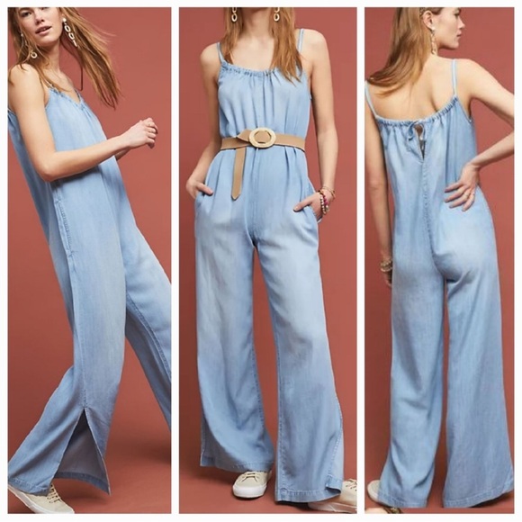 Anthro cloth and stone jumpsuit - Picture 1 of 3